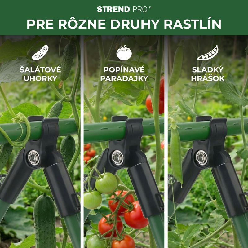 Spojka Strend Pro, plast, konektor A na záhradné oporné tyče, 11 mm, bal. 4 ks 3