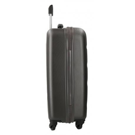 JOUMMA BAGS Sada ABS cestovných kufrov ROLL ROAD FLEX Antracita, 55-65-75cm, 5849461