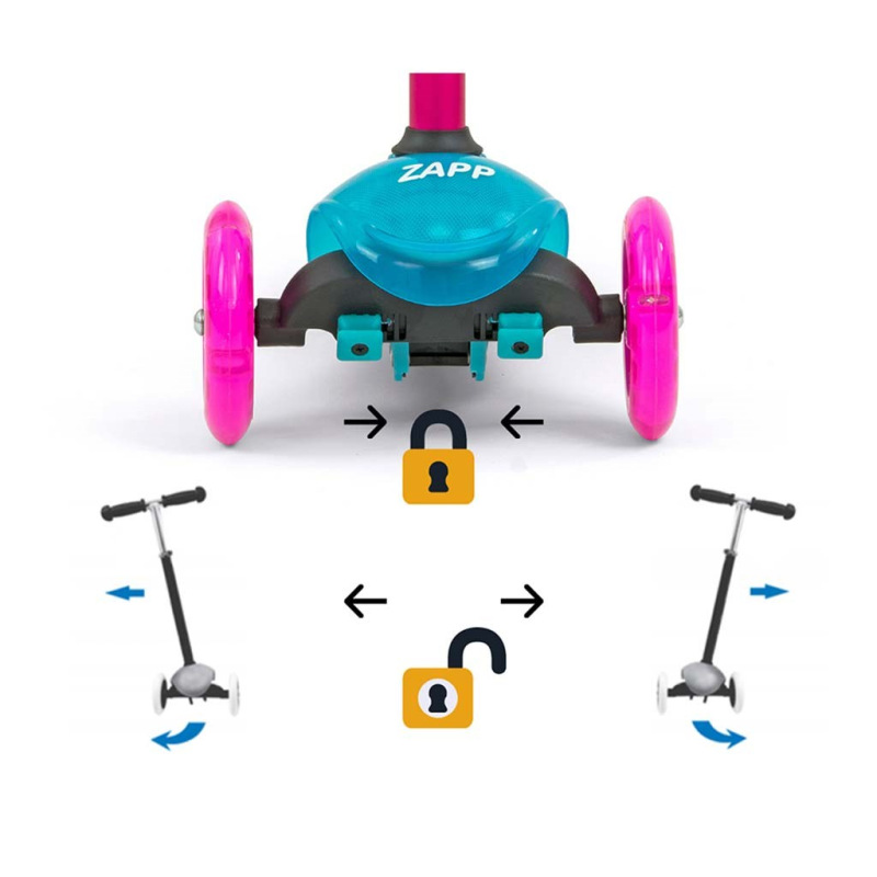 Detská kolobežka Milly Mally Scooter Zapp deep blue (poškodený obal) 4