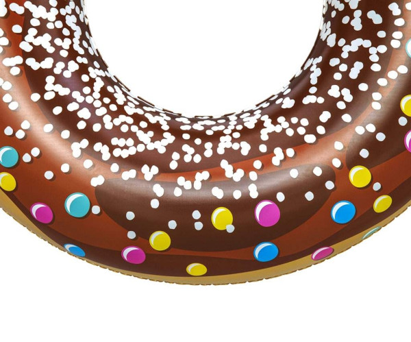 Detský veľký nafukovací kruh Bestway DONUT 107cm brown 3