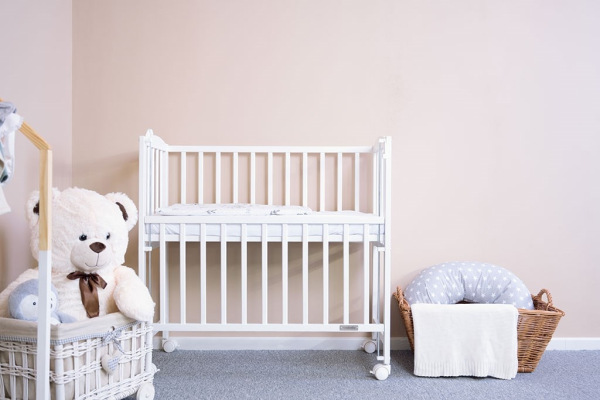 Detská prístavná postieľka New Baby MATEO 90x40 cm biela 4