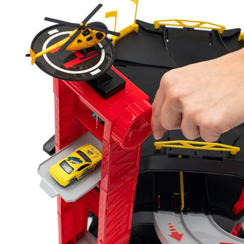 Veľká poschodová garáž s autíčkami Baby Mix 3