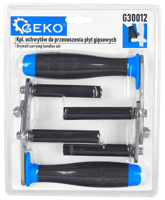 Sada úchytov na prenášanie sadrokartónu, GEKO 1
