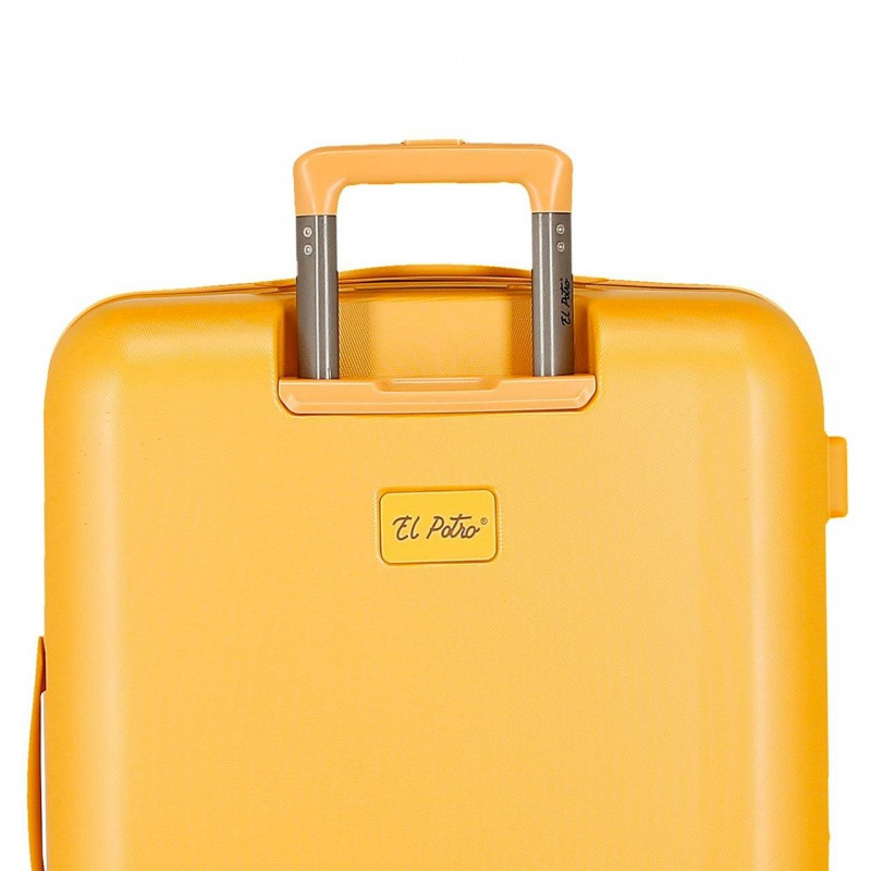 EL POTRO Vera Ochre, Sada luxusných ABS cestovných kufrov, 70/55cm, 5338924 14