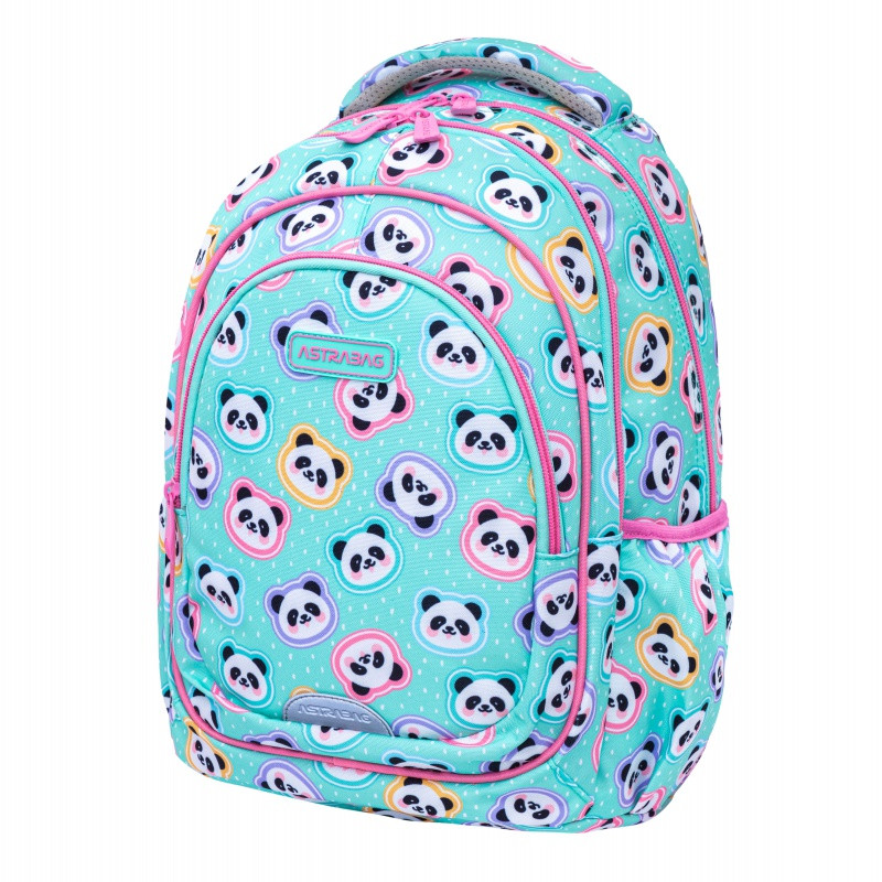 Školský batoh pre prvý stupeň AstraBAG MINTY PANDAS, AB330, 502025010 2