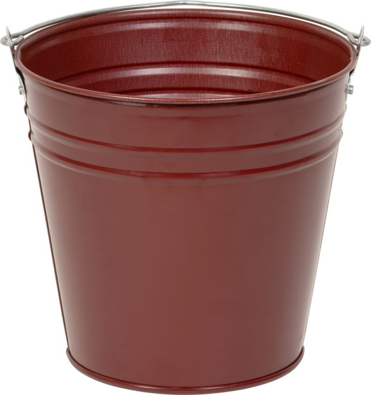 Vedro Aix Caldari 7 lit, Zn, kovové, pozinkované, bordový náter