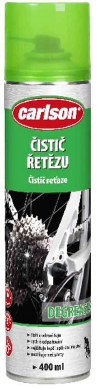 Čistič reťazí bicyklov carlson, aerosól, 400 ml