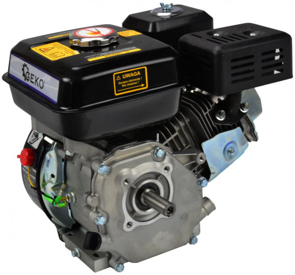Benzínový štvortaktný spaľovací motor, objem 196 cm3, výkon 5,15kW, hriadeľ 20 mm, GEKO