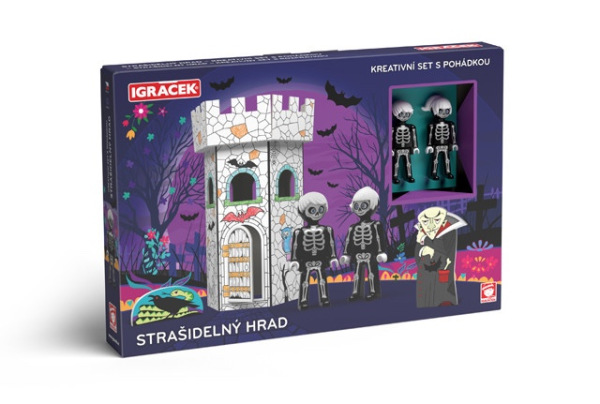 Igráček Strašidelný hrad - kreatívny set s rozprávkou 2