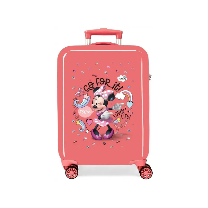 JOUMMA BAGS ABS cestovný kufor MINNIE MOUSE Loving Life, 55x38x20cm, 34L, 4721721 (small)