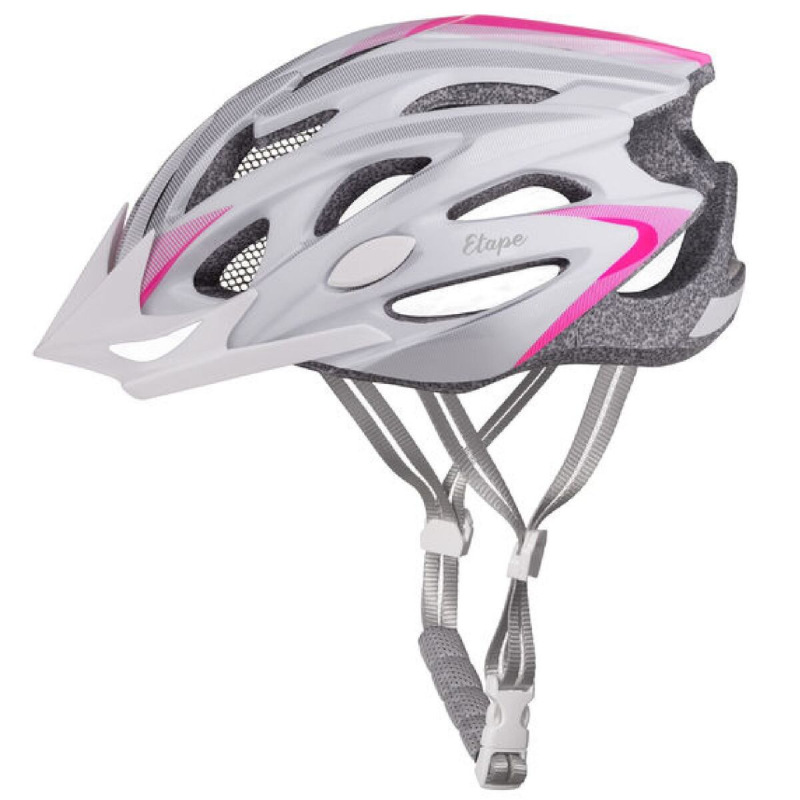 Venus cyklistická prilba biela-ružová 2