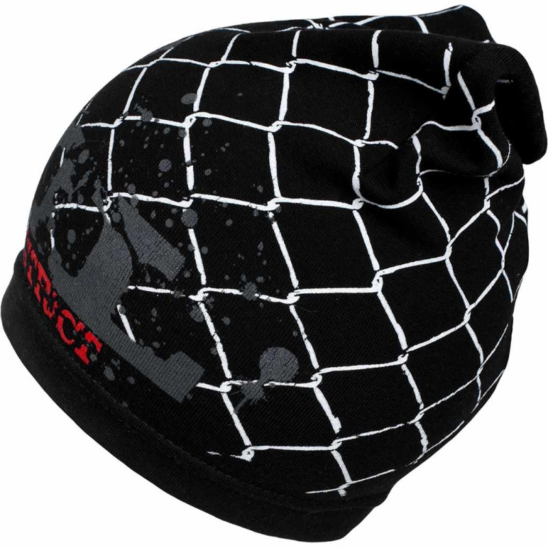 Jarná detská čiapočka New Baby s nápisom čierná 104 (3-4r) 1