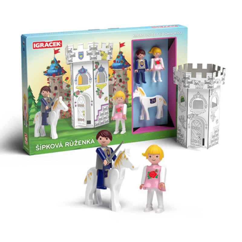 Igráček Šípková Ruženka - kreatívny set s rozprávkou