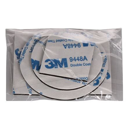 Merco 3M Fix Plates sada obojstranných nálepiek 4 ks čierna 5