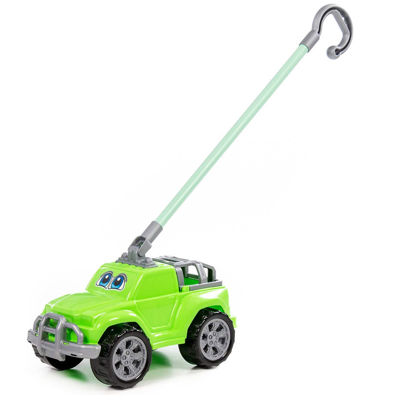 Ťahacie zelené auto