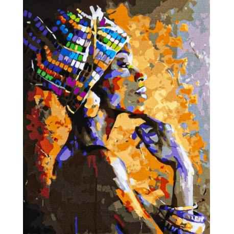 ASTRA Maľovanie podľa čísel AFRICAN SOUL, na ráme, 40x50cm, 801023901