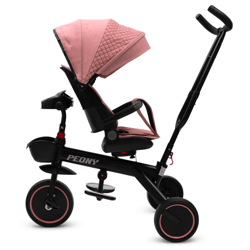 Detská trojkolka Baby Mix Peony EVA ružová 5