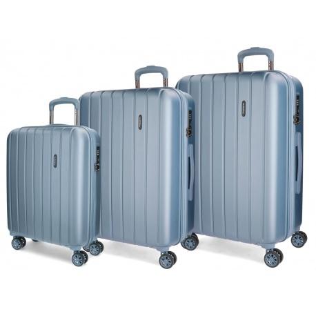 JOUMMA BAGS MOVOM Wood Silver, Sada ABS cestovných kufrov, 75cm/65cm/55cm, 5319463