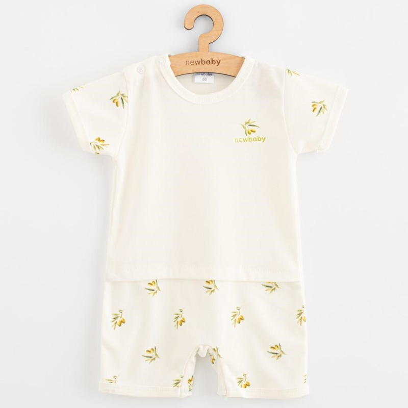 Dojčenský letný overal z organickej bavlny New Baby Olivy 68 (4-6m)