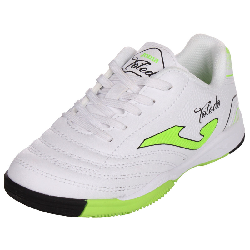 Toledo JR 2502 Indoor detská sálová obuv biela-zelená