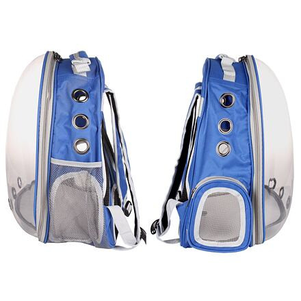 Petbag Transparent batoh pre miláčikov tm. modrá 2