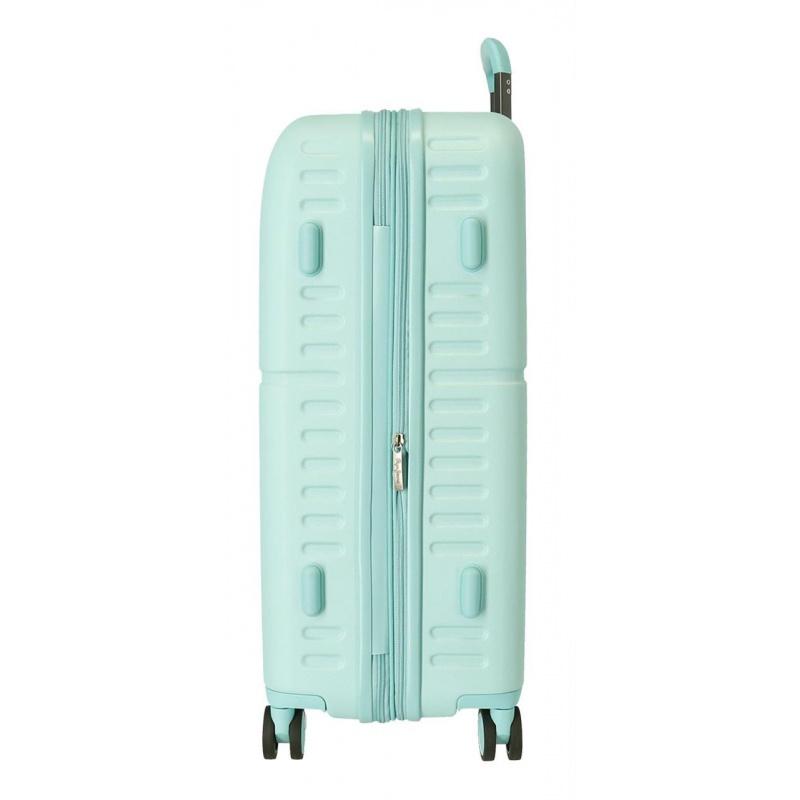 PEPE JEANS Highlight Turquesa, Sada luxusných ABS cestovných kufrov 70cm/55cm, 7689525 9