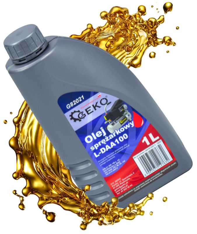 Kompresorový olej L-DAA10, 1 liter, GEKO