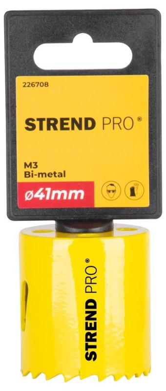 Vyrezávač Strend Pro BHS44, 41 mm, M3 Bi-metal, korunka do kovu, pílový