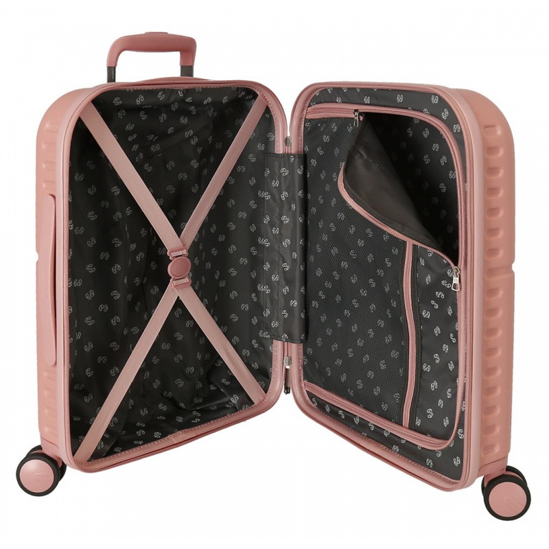 PEPE JEANS Highlight Rosa Claro, ABS Cestovný kufor, 55x40x20cm, 37L, 7689124 (small) 1