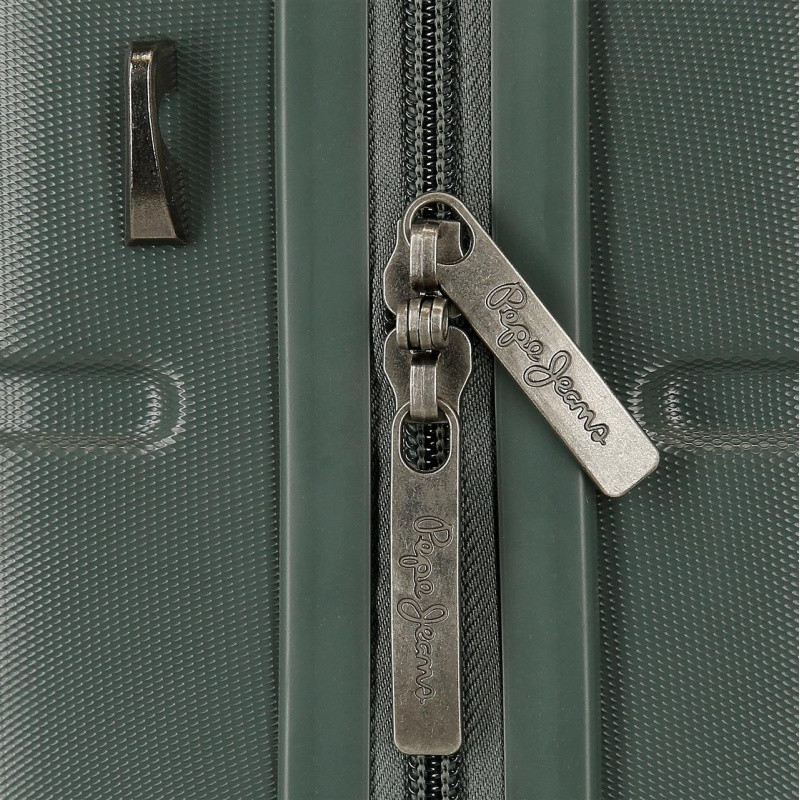 ABS Cestovný kozmetický kufrík PEPE JEANS ACCENT Verde, 21x29x15cm, 9L, 7693933 7
