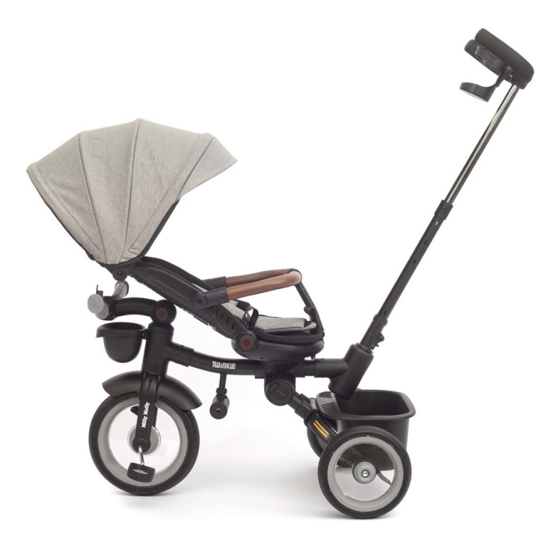 Luxusná detská trojkolka s osvetlením Milly Mally Twinkle grey 4