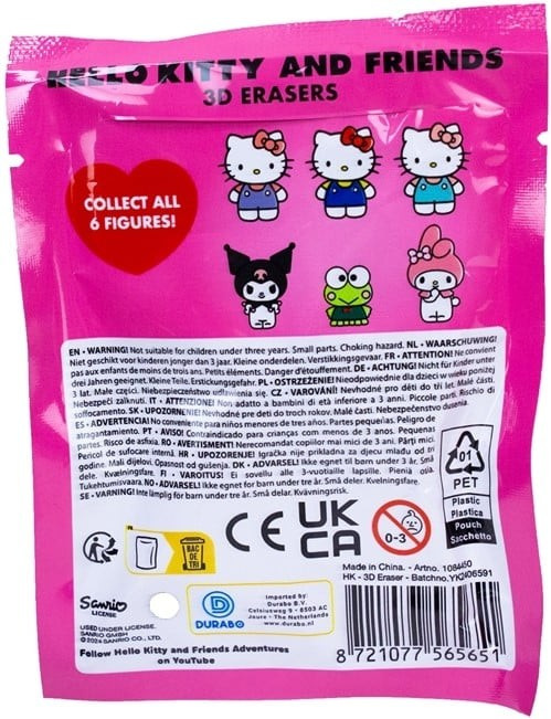 Hello Kitty & Friends 3D gumy 4