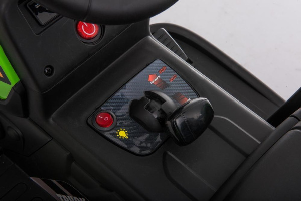 Elektrický traktor Baby Mix Erick s diaľkovým ovládačom zelený 2