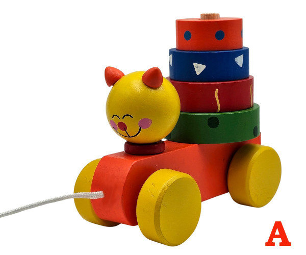 Drevené zvieratko na ťahanie 1