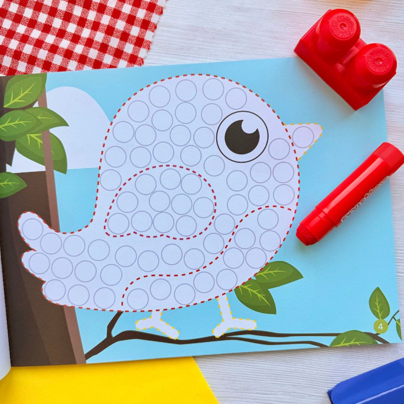 Maľuj bodkami Farma 1