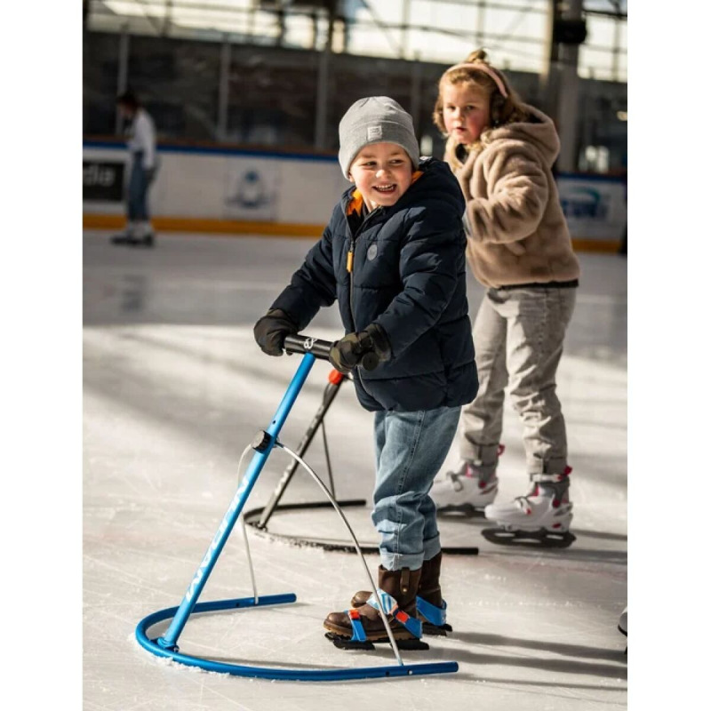 Glider detská hrazda na korčuľovanie modrá 2