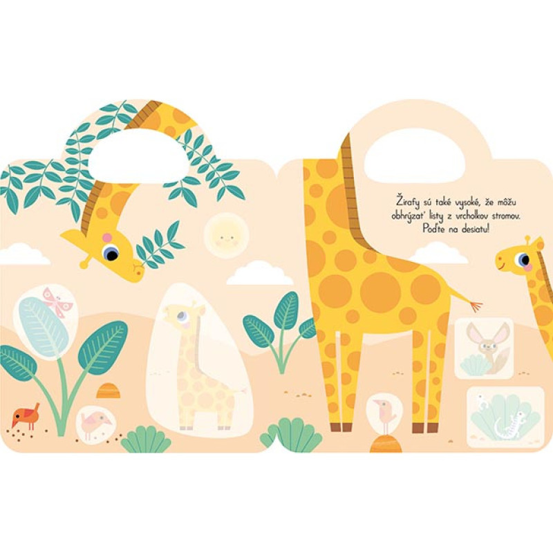 Samolepky pre najmenších Zvieratká v zoo 1