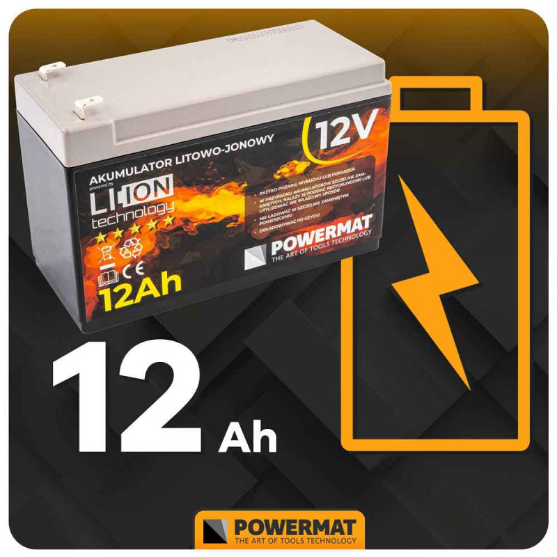Náhradná batéria pre akumulátorový postrekovač, 12V, 12Ah, POWERMAT 5