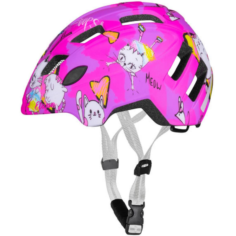 Kitty 2.0 detská cyklistická prilba ružová 3