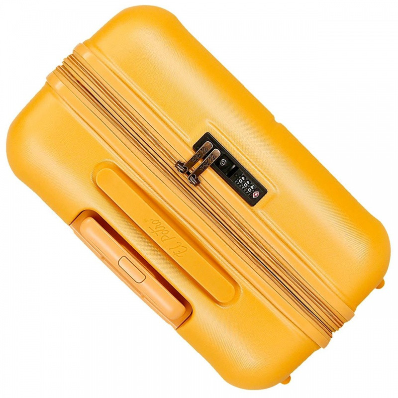 EL POTRO Vera Ochre, Sada luxusných ABS cestovných kufrov, 70/55cm, 5338924 6