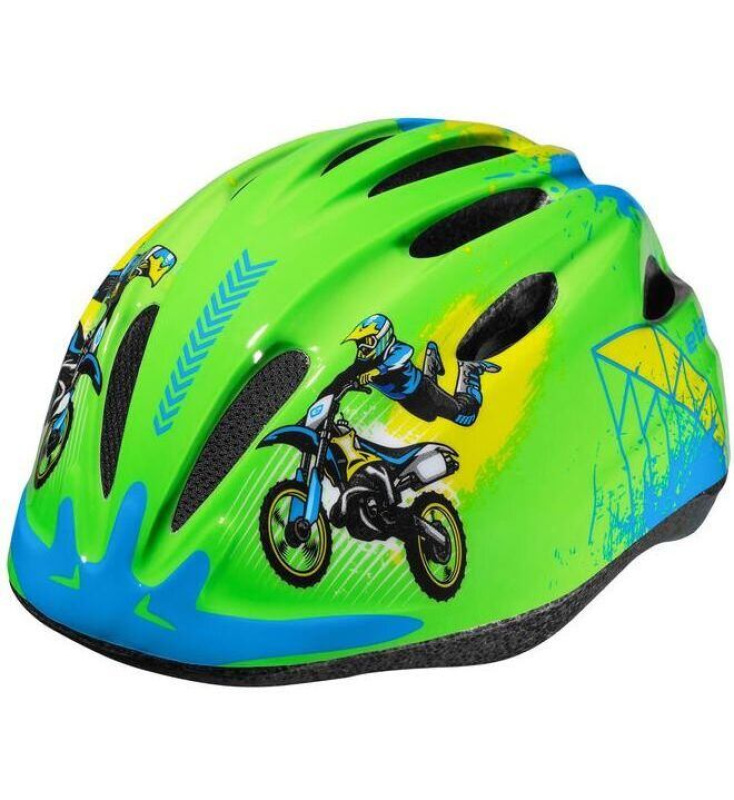 Rebel detská cyklistická prilba zelená