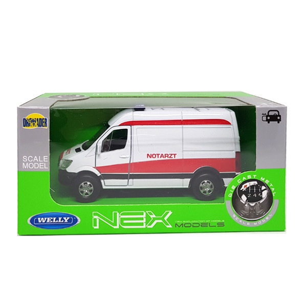 1:34 Mercedes Benz Sprinter Panel Van Notarz 3