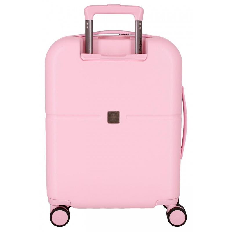 PEPE JEANS Highlight Light Pink, Sada luxusných ABS cestovných kufrov 70cm/55cm, 768952C 7
