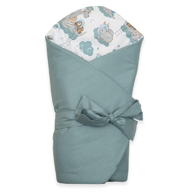 Obojstranná detská zavinovačka New Baby Dráčik 80x80 cm 2