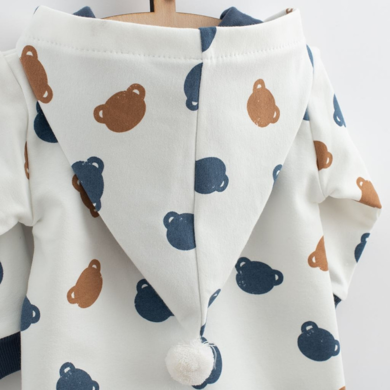 Dojčenský teplákový overal New Baby Little One modrá 92 (18-24m) 1