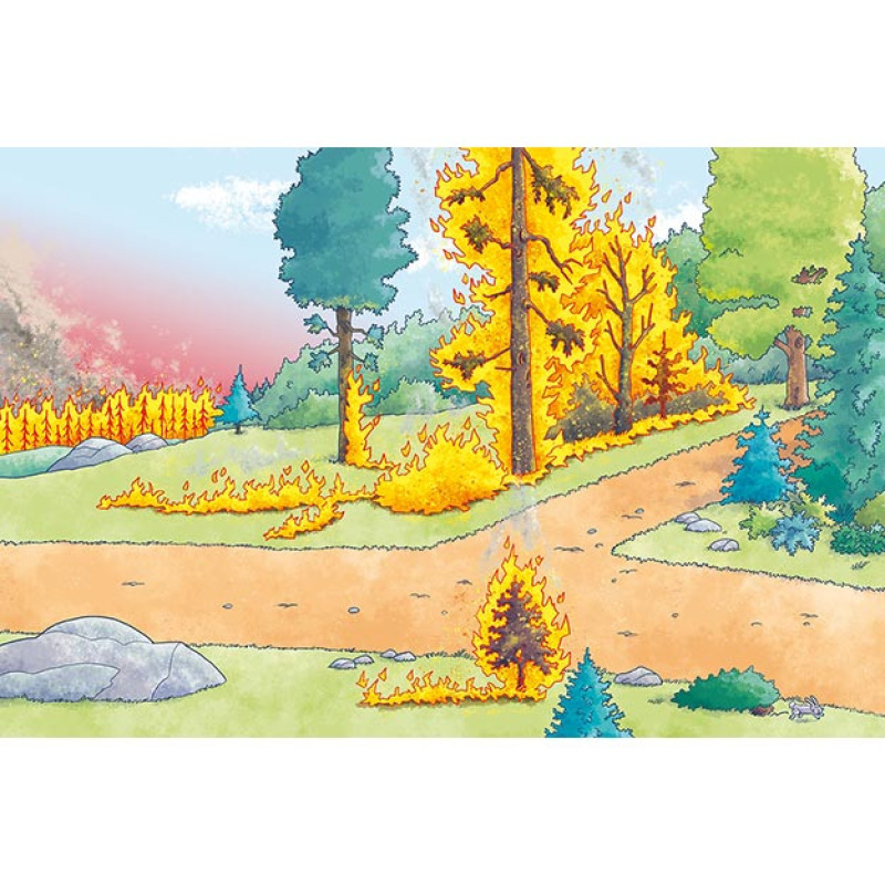 Metalická samolepková knižka Hasiči 1