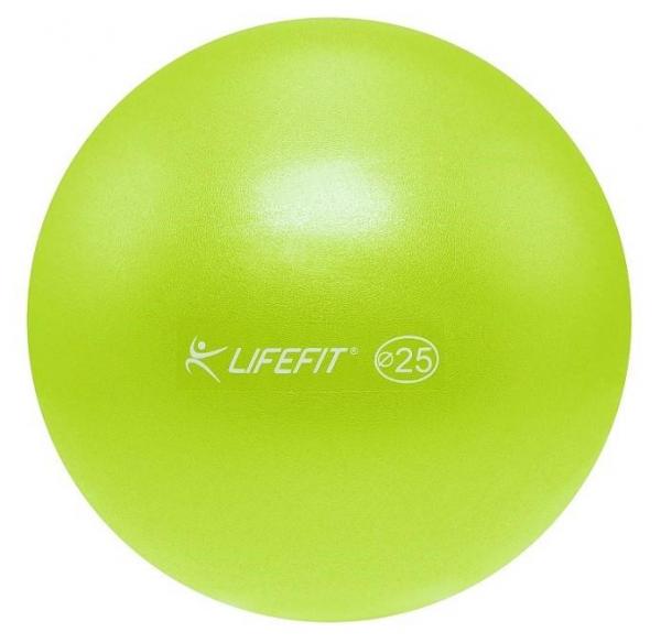 Lopta overball LIFEFIT 25cm, svetlo zelený