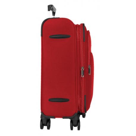 JOUMMA BAGS MOVOM Atlanta Red, Sada luxusných textilných kufrov, 77cm/66cm/55cm, 5318424