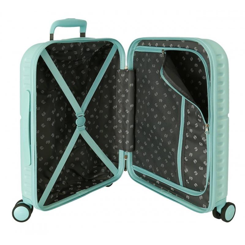 PEPE JEANS Highlight Turquesa, Sada luxusných ABS cestovných kufrov 70cm/55cm, 7689525 7
