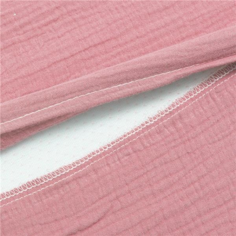 Mušelínový poťah na detský vankúš - klin New Baby STANDARD 30x37cm pink 1